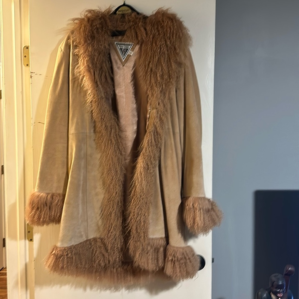 Beautiful tan suede jacket